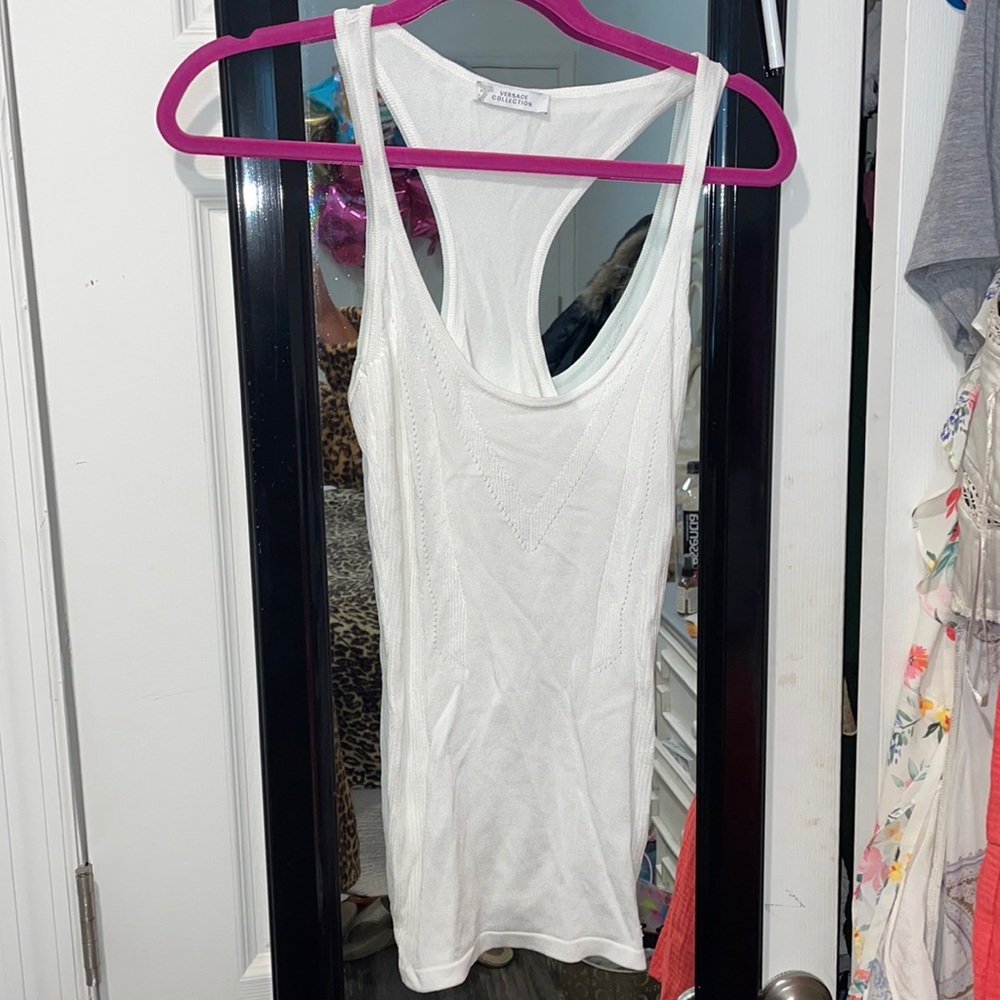 EUC Gianni Versace Racerback Tank Top 40/ S